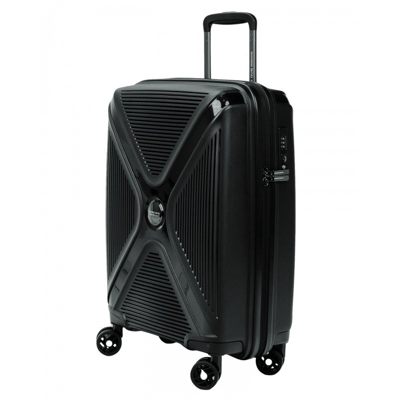 Rokas bagāža koferis Swissbags Cross-box -M black