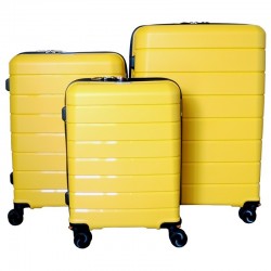 Vidējais koferis Gravitt PP03-V EXP yellow
