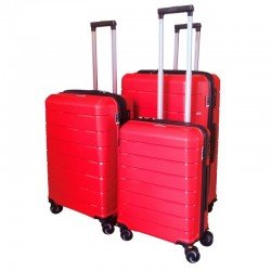 Didelis plastikinis lagaminas Gravitt PP03 exp D Raudonas