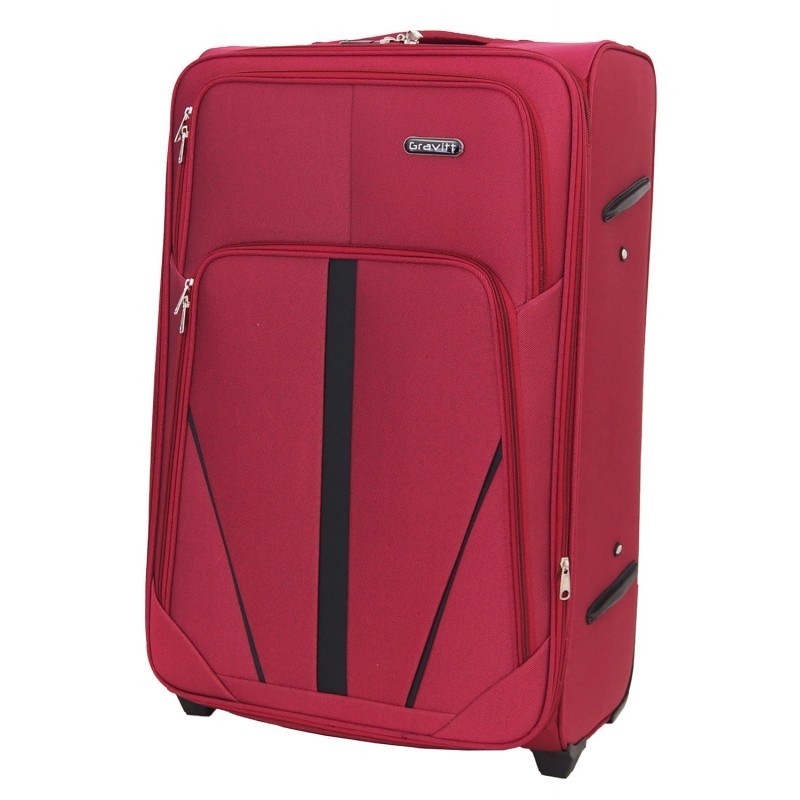 Liels koferis Gravitt 1702-2D Red  Liels koferis Gravitt 1702-2D Red