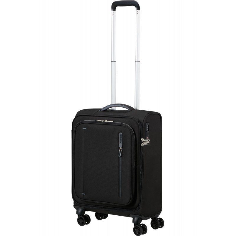 Rokas bagāža koferis American Tourister Cloudrider M-4w Jet Black