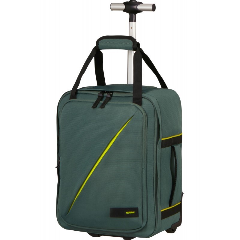 Soma ar riteņiem - Mugursoma American Tourister Take2Cabin 158733 zaļa (tumša meža)