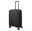 Vidutinis plastikinis lagaminas Travelite Air Stripe V Juodas