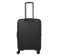 Vidutinis plastikinis lagaminas Travelite Air Stripe V Juodas
