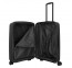 Vidutinis plastikinis lagaminas Travelite Air Stripe V Juodas
