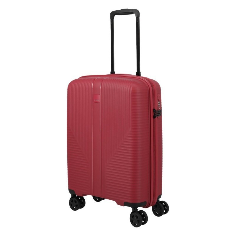 Maza plastmasas kofera Travelite Air Stripe M red