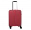 Mažas plastikinis lagaminas Travelite Air Stripe M Raudonas