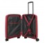 Mažas plastikinis lagaminas Travelite Air Stripe M Raudonas