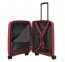 Mažas plastikinis lagaminas Travelite Air Stripe M Raudonas