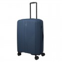 Vidēja izmēra plastmasas koferis Travelite Air Stripe V blue