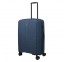 Vidutinis plastikinis lagaminas Travelite Air Stripe V Mėlynas