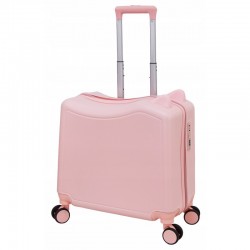 Vaikiškas plastikinis lagaminas Gravitt 205 Rožinis
