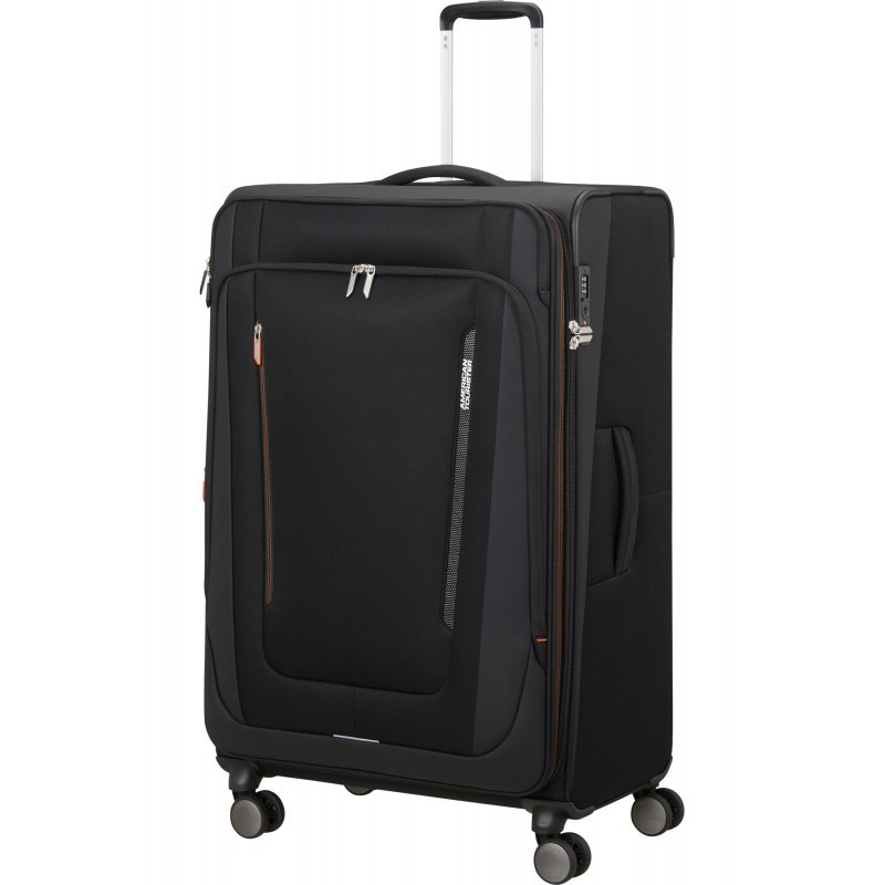 Liels koferis American Tourister Wanderlite D ēnas melns