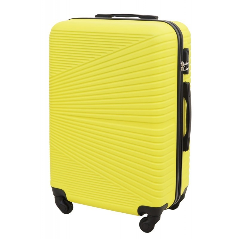 Vidējais koferis Gravitt 1203-V yellow