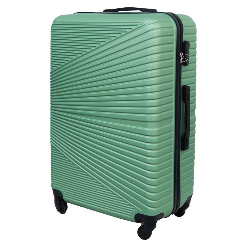 Liels koferis Gravitt 1203-D pink green