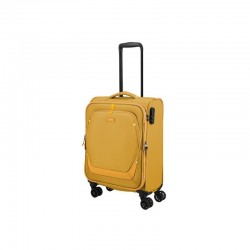 Mažas medžiaginis lagaminas Travelite Umbria M exp Geltonas (Golden Glow)
