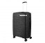 Didelis plastikinis lagaminas Paklite Potomac Stripe D Juodas