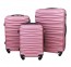 Vidutinis plastikinis lagaminas Gravitt 117 V Rožinis (LT Pink)