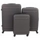 Vidējais koferis Gravitt 8068-V Grey