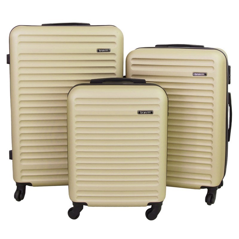 Liels koferis Gravitt 8068-D Champagne