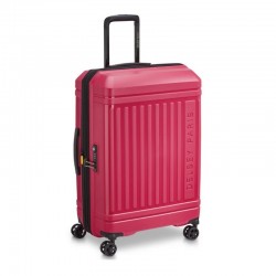 Vidutinis plastikinis lagaminas Delsey Lutece SE V Raudonas (Magenta)