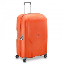 Labai didelis plastikinis lagaminas Delsey Clavel LD Oranžinis (Tangerine Orange)