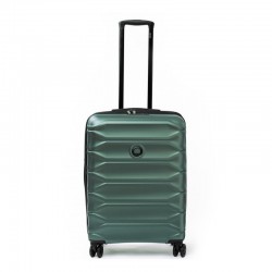 Vidutinis plastikinis lagaminas Delsey Meteor V Žalias