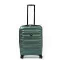 Vidutinis plastikinis lagaminas Delsey Meteor V Žalias