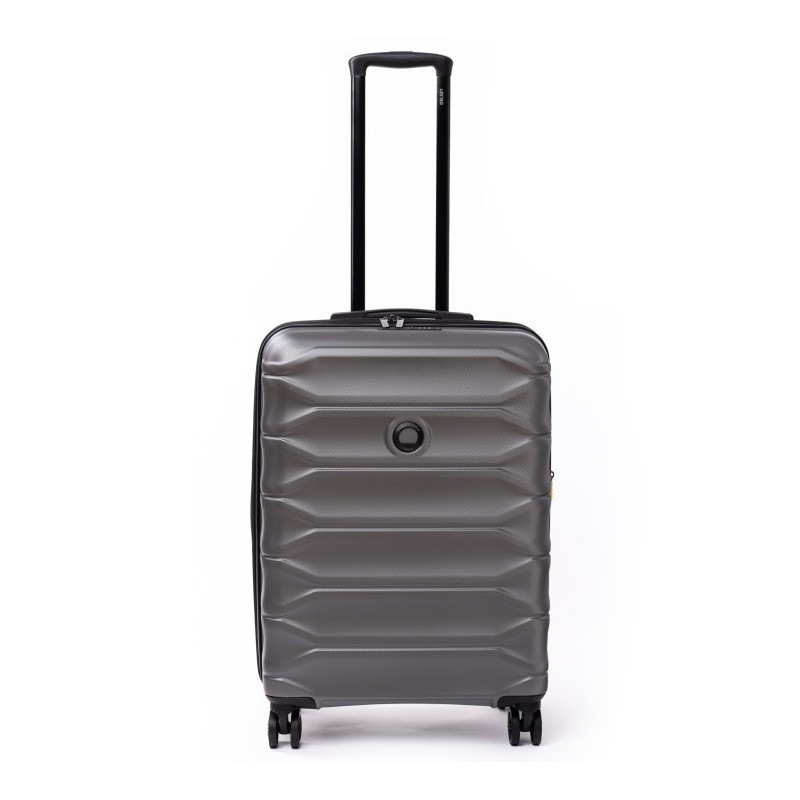 Vidutinis plastikinis lagaminas Delsey Meteor V Pilkas (Graphite)