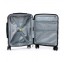 Mažas plastikinis lagaminas Delsey Meteor M Pilkas (Graphite)