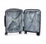 Mažas plastikinis lagaminas Delsey Meteor M Pilkas (Graphite)