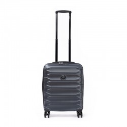 Mažas plastikinis lagaminas Delsey Meteor M Mėlynas (Navy Blue)