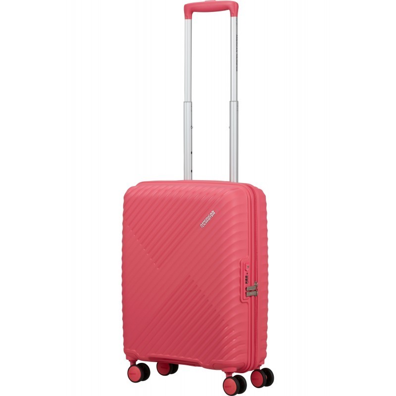 Rokas bagāža koferis American Tourister Diablast M Pink Glitch