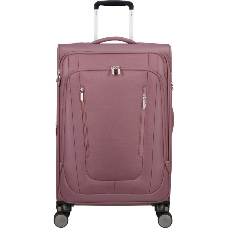 Vidutinis lagaminas American Tourister Wanderlite Violetinis (Galactic Mauve)