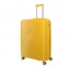 Didelis plastikinis lagaminas Travelite Pacific D Geltonas