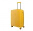 Vidutinis plastikinis lagaminas Travelite Pacific V Geltonas