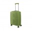 Mažas plastikinis lagaminas Travelite Pacific M Žalias (Olive)