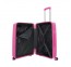 Vidutinis plastikinis lagaminas Travelite Pacific V Rožinis (Pink)
