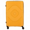 Didelis plastikinis lagaminas Odyssey Troy D Geltonas