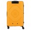 Didelis plastikinis lagaminas Odyssey Troy D Geltonas