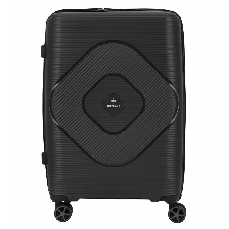 Vidēja izmēra koferis Odyssey Troy V Black polipropilēns