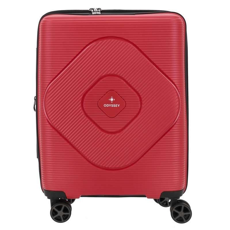 Mažas plastikinis lagaminas Odyssey Troy M Raudonas