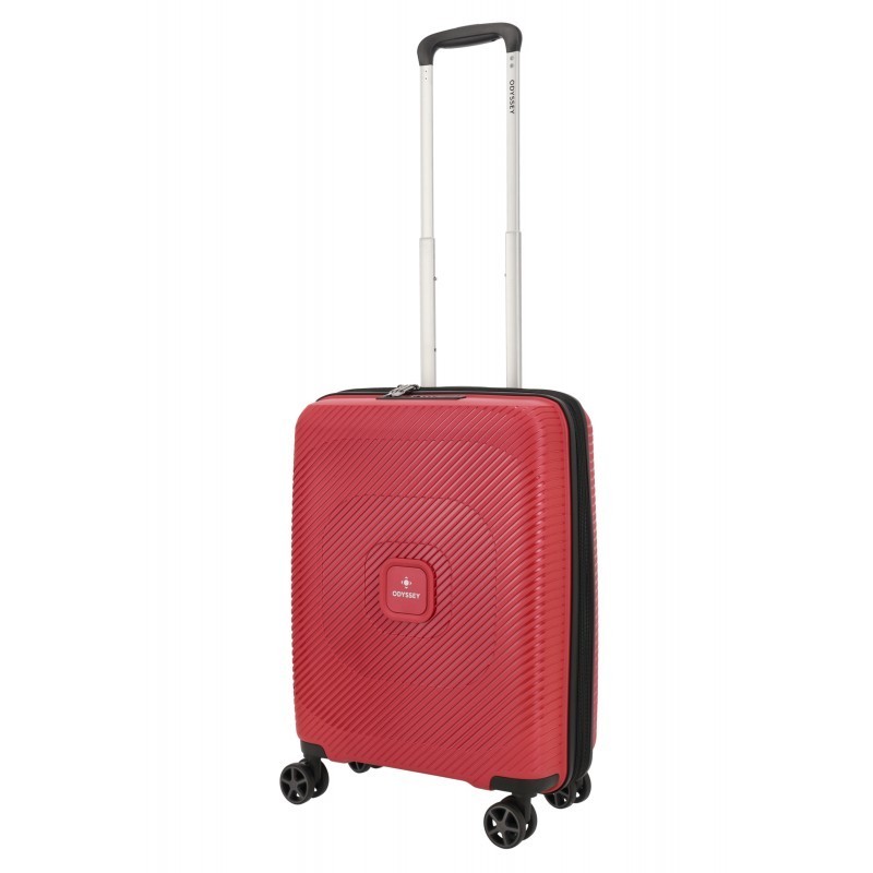 Rokas bagāža koferis Odyssey Ithaca M Raspberry red polipropilēns 55cm