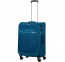 Vidutinis medžiaginis lagaminas American Tourister Deep Dive V Turkio spalva (Teal-Lime)