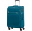 Vidutinis medžiaginis lagaminas American Tourister Deep Dive V Turkio spalva (Teal-Lime)