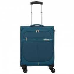 Mažas medžiaginis lagaminas American Tourister Deep Dive M Turkio spalva (Teal-Lime)