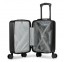 Mažas plastikinis lagaminas WorldPack Ryanair Free 10521 Juodas