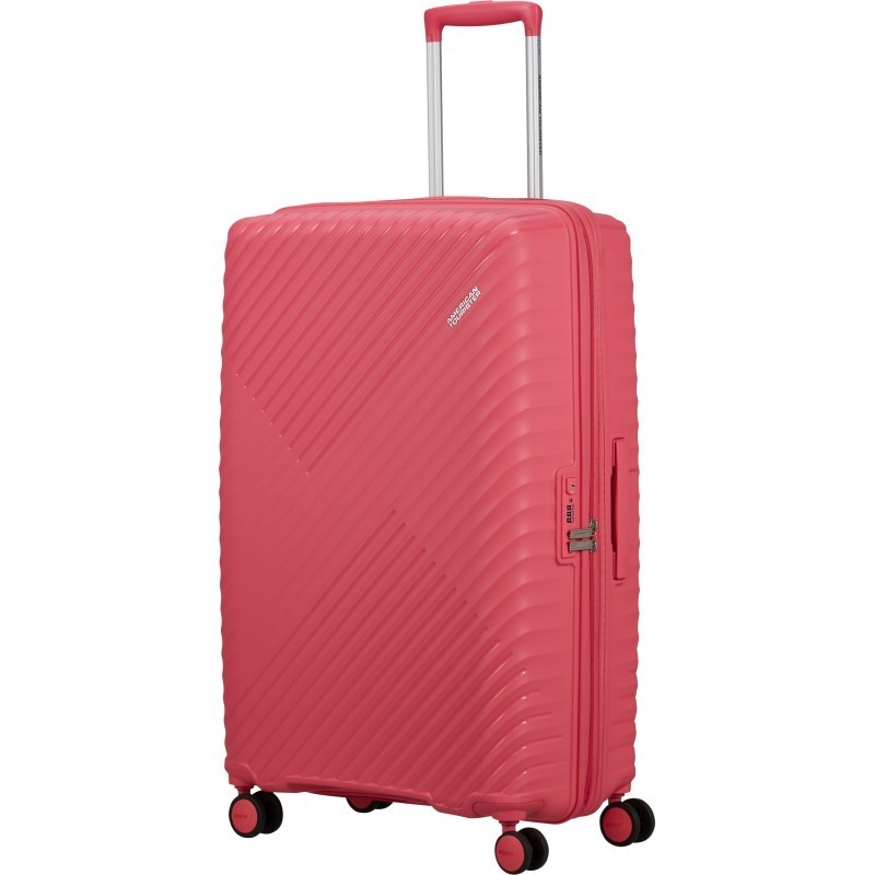 Liels koferis American Tourister Diablast D Pink Glitch