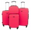 Vidutinis plastikinis lagaminas Gravitt 1131 V Rožinis (Rose)
