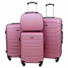 Liels koferis Gravitt 1131D Silver-Pink